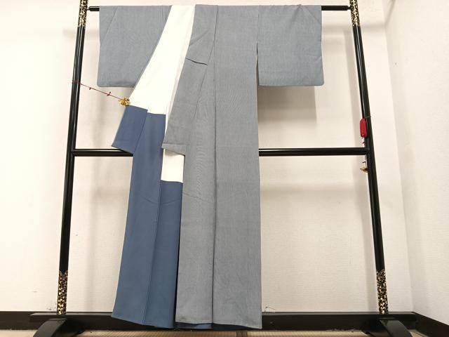 専用C299正絹　袷　江戸小紋　万筋　染士伊智朗・彫士双光　トールサイズ美品着物 C299正絹 袷 江戸小紋 万筋 染士伊智朗・彫士双光 トールサイズ