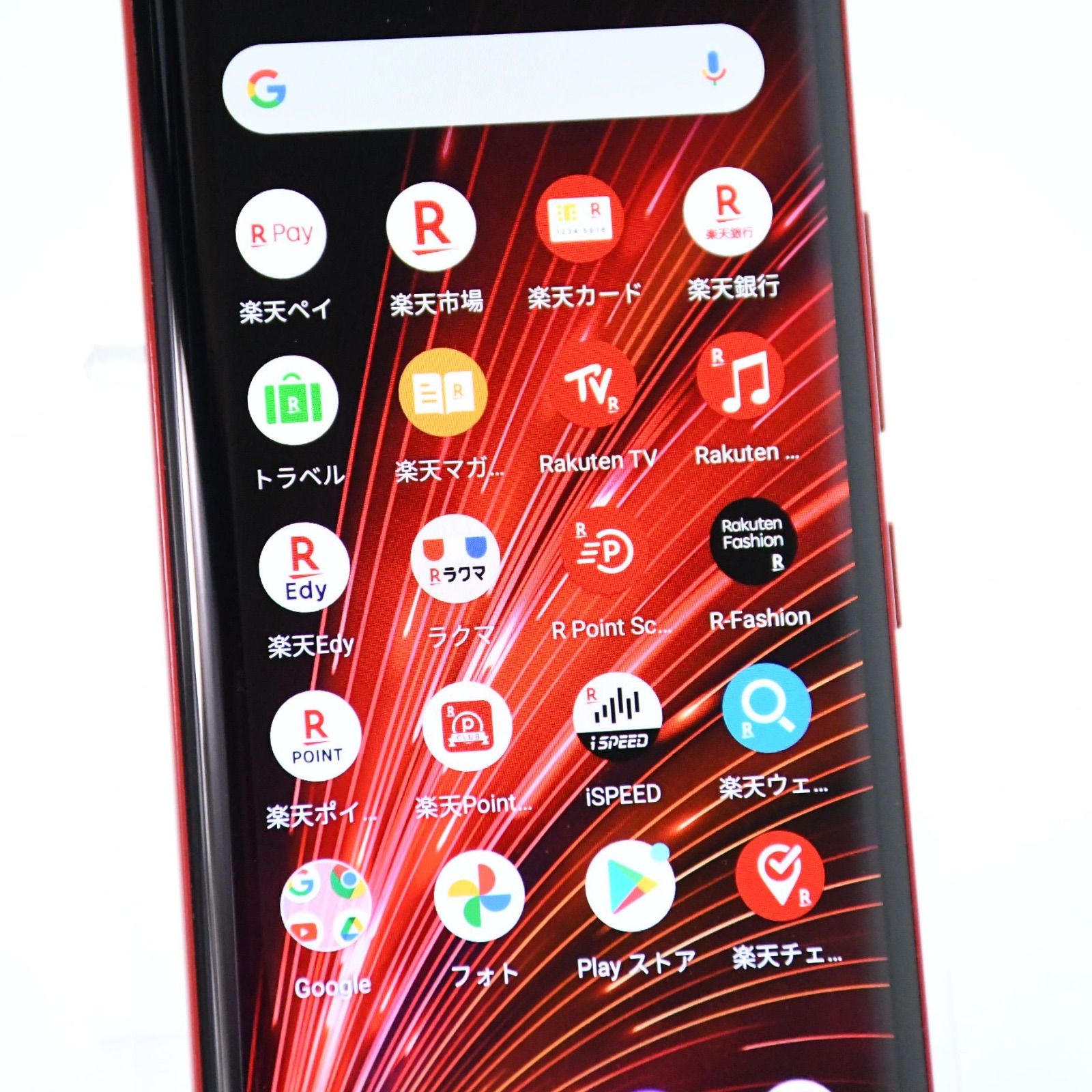 SIMフリー Rakuten Hand5G P780 128GB レッド - メルカリ