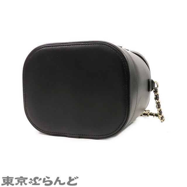 シャネル CHANEL ココマーク バニティバッグ 27番台 ブラック 黒