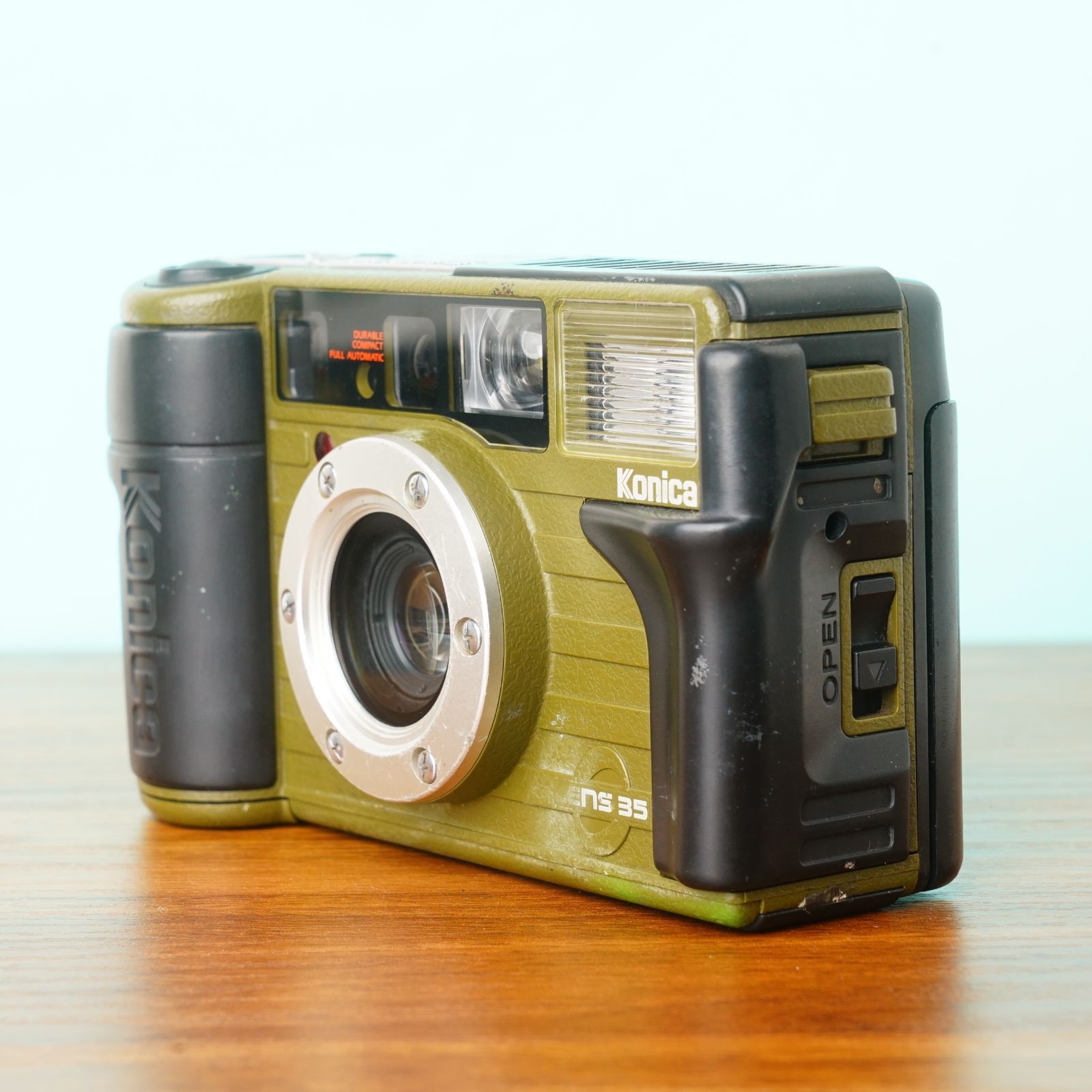 希少カラー◎完動品◎コニカ 現場監督 グリーン フィルムカメラ #263