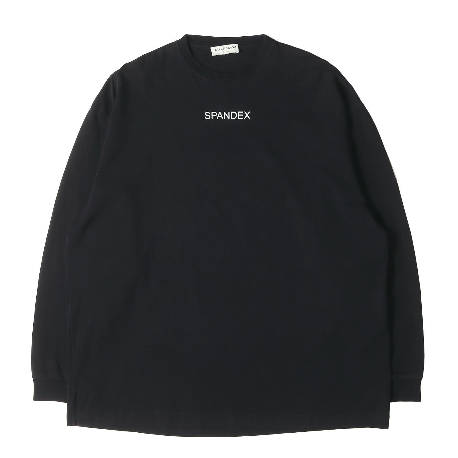 BALENCIAGA バレンシアガ Tシャツ サイズ:L / SPANDEX ロゴ ストレッチ  