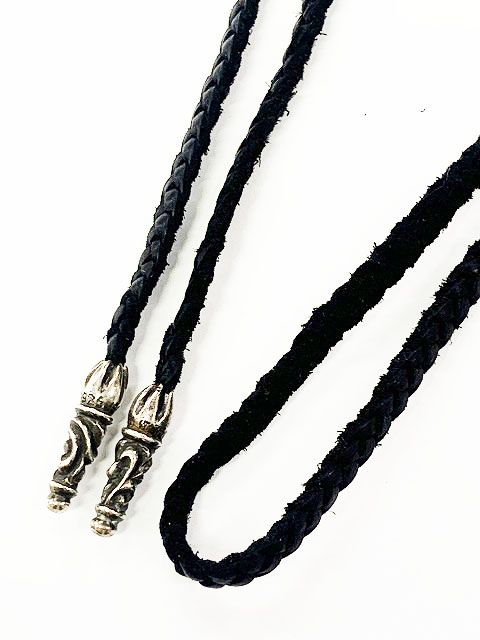 クロムハーツ CHROME HEARTS LEATHER BRAID スクロール レザー