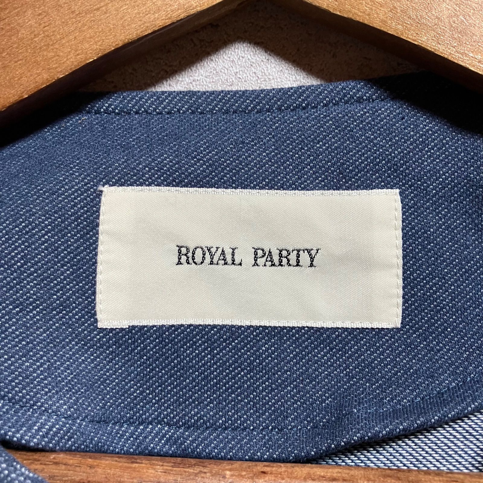 タグ付き 未使用 ROYAL PARTY ロイヤルパーティー デニム ライダース 