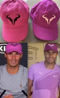 テニスキャップ パープル