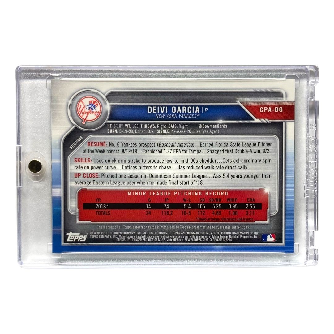 トレーディングカード TOPPS MLBカード BOWMAN CHROME DEIVI GARCIA