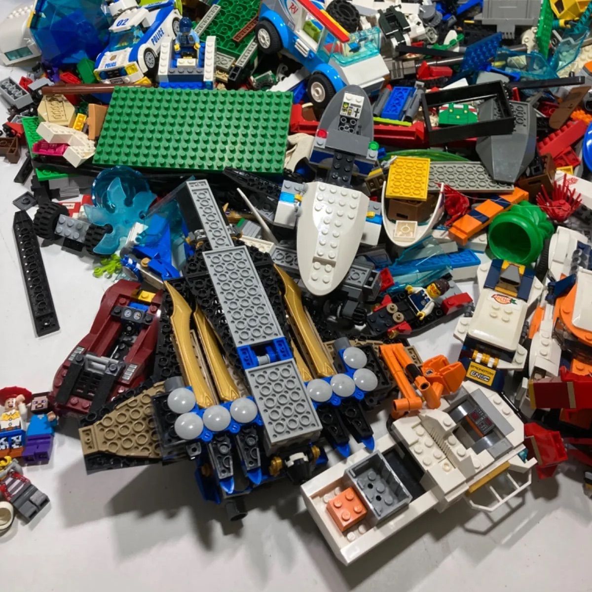 ☆LEGO レゴ ブロック パーツ、基礎板、フィギュア 約6.3kg まとめ売り 