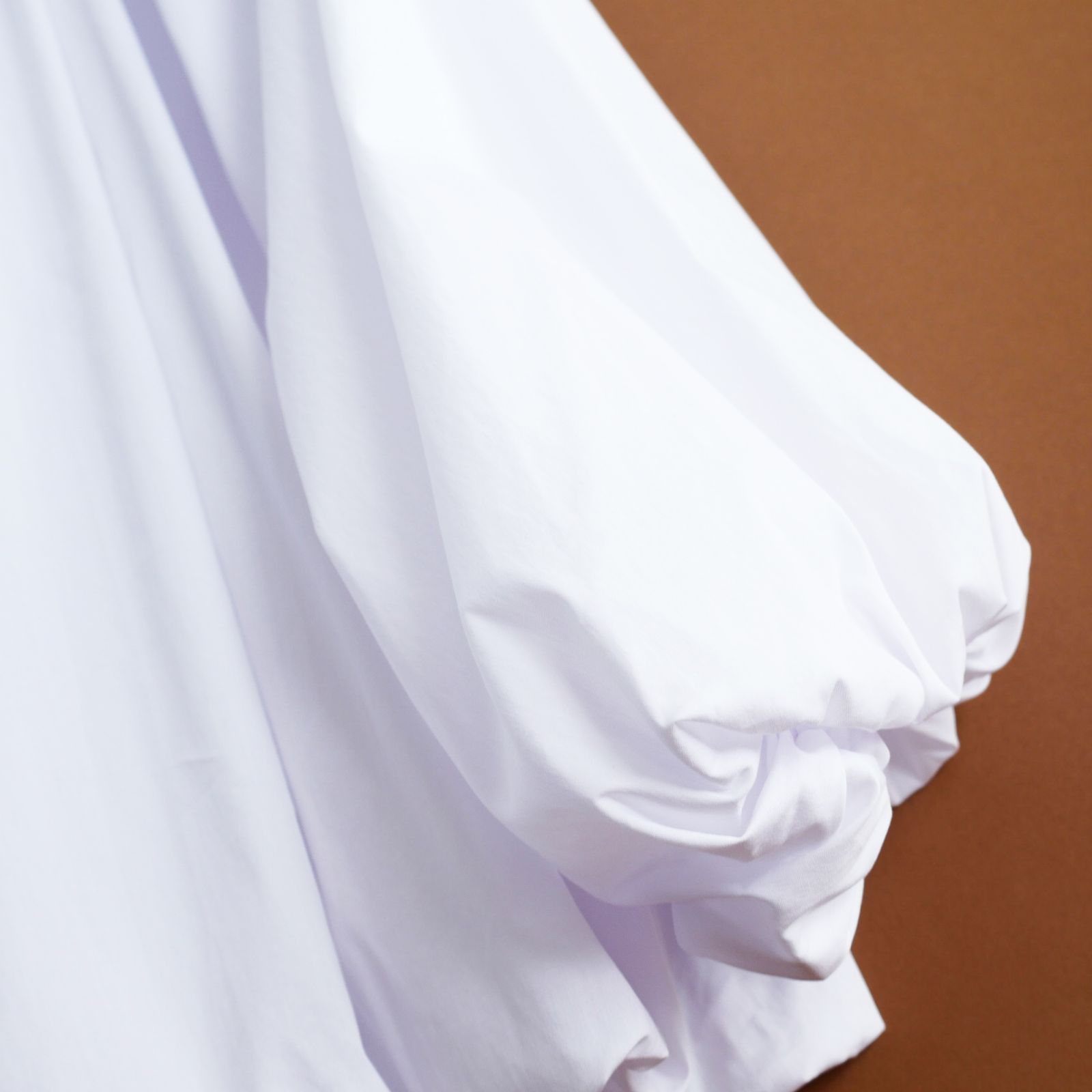 ダブルフェイス バルーンシルエット