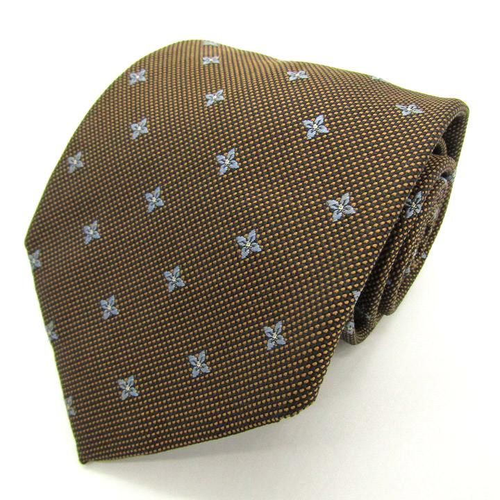 ドレイクス ブランド ネクタイ シルク 小紋柄 総柄 ハンドメイド 英製