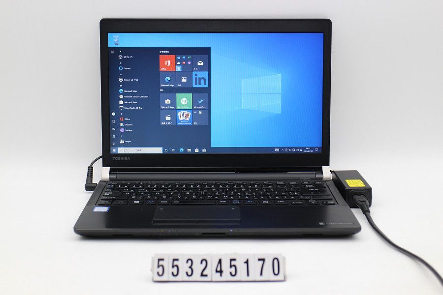 東芝 dynabook R73/J Core i5 7200U 2.5GHz/8GB/256GB(SSD)/Multi/13.3W/FWXGA(1366x768)/Win10 【553245170】