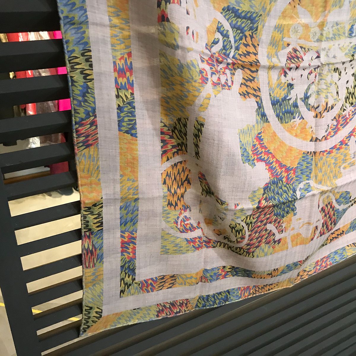 新品未使用 エルメス カレ90 超入手困難 マーブルシルク エクスリブリス