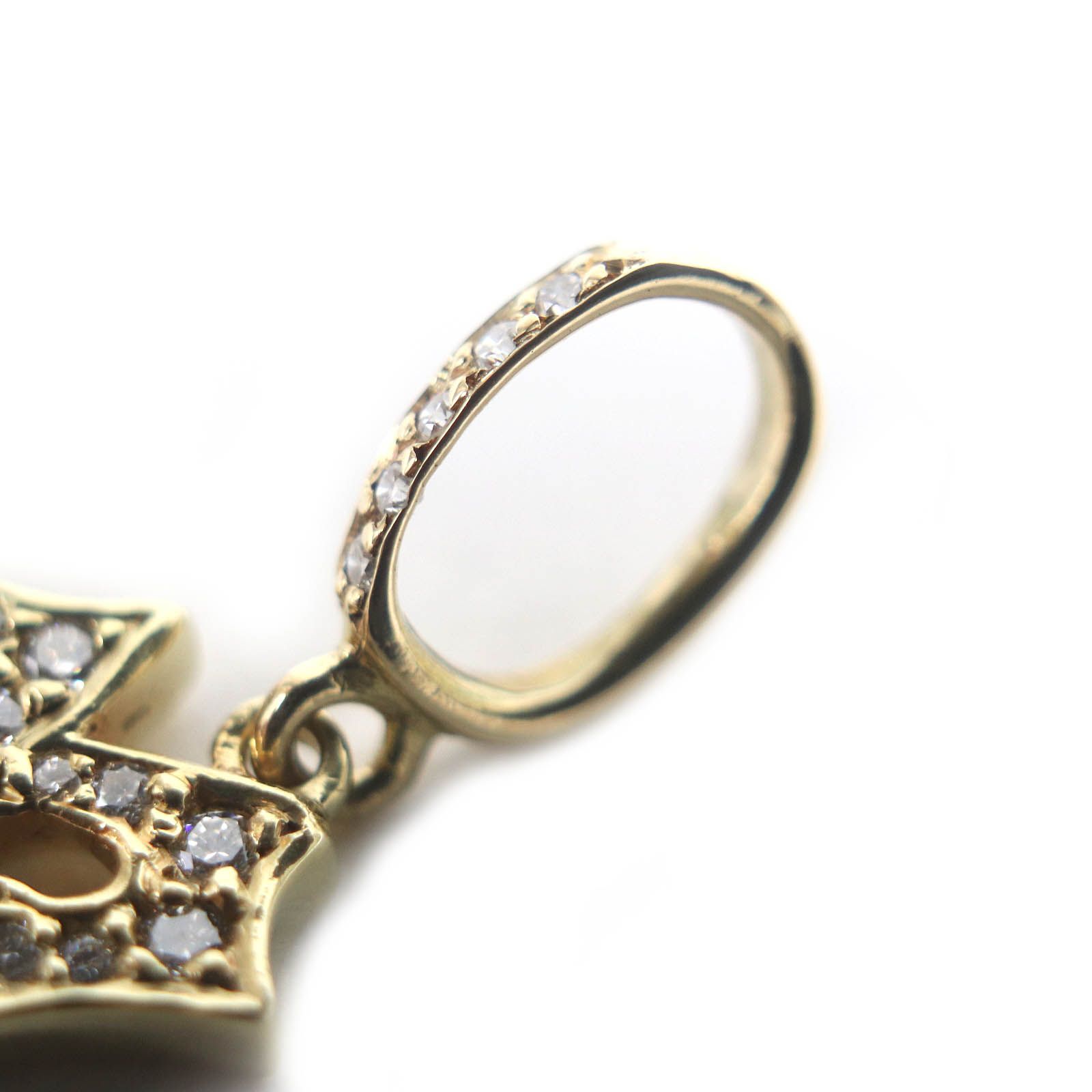 極美品□Loree Rodkin ローリーロドキン MEDIVAL INITIAL PENDANT 