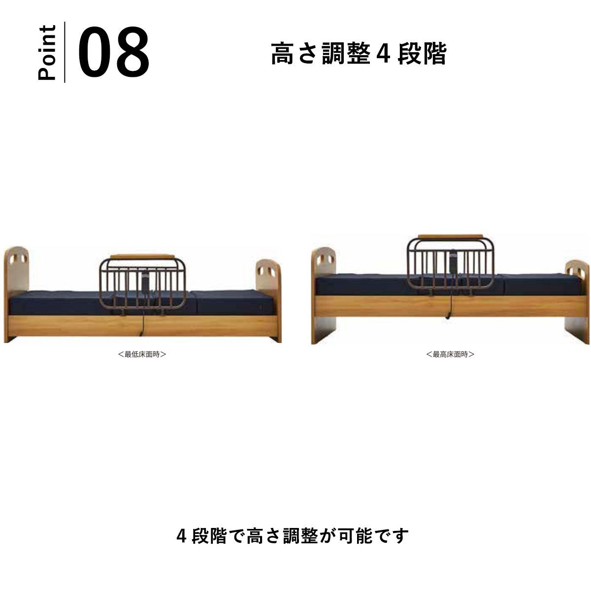 電動ベッド 2モーター