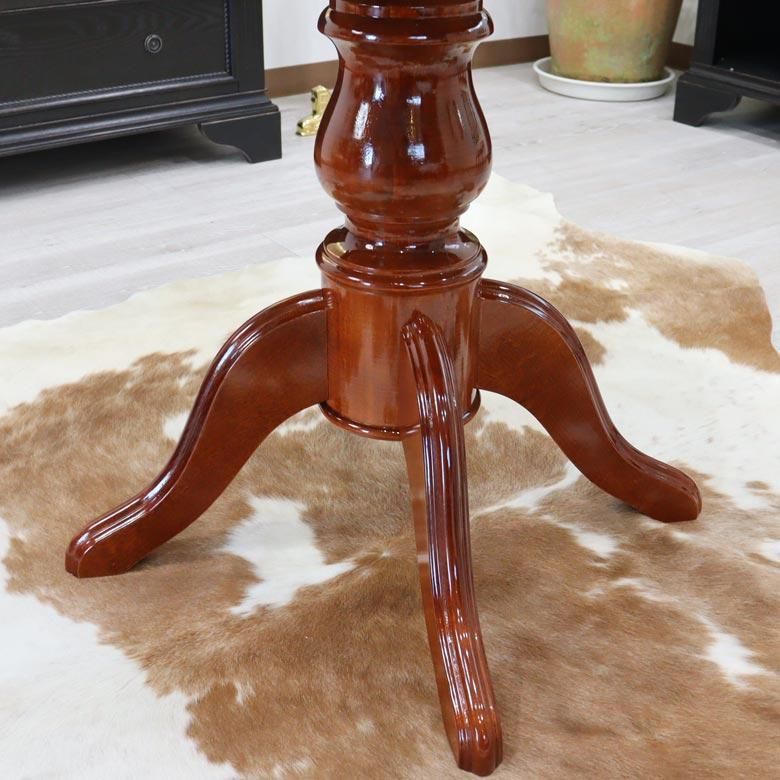 イタリア ダイニングチェア 2脚セット 猫脚家具 本革ブラック