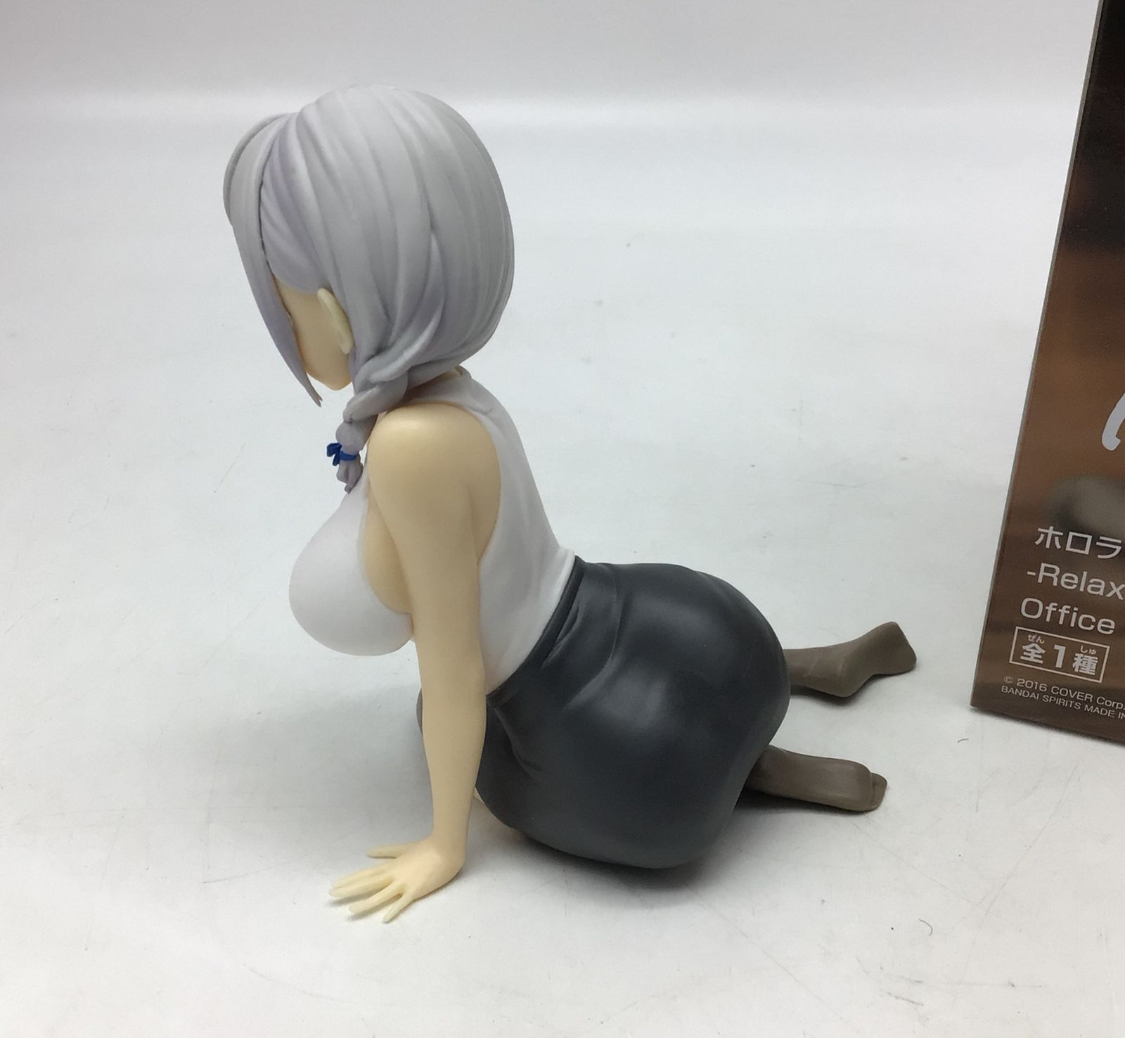 ホロライブ Relax time 猫又おかゆ 白銀ノエル プライズフィギュア もぐもぐもぐ〜。ホロライブ所属・猫又おかゆが「Relax time」シリーズ