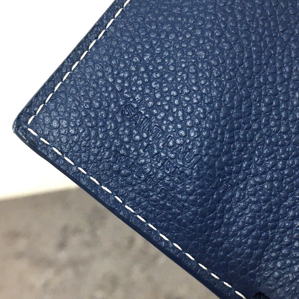 送料込み！ 未使用品 SAINT LAURENT コンパウトウォレット ブルー 526
