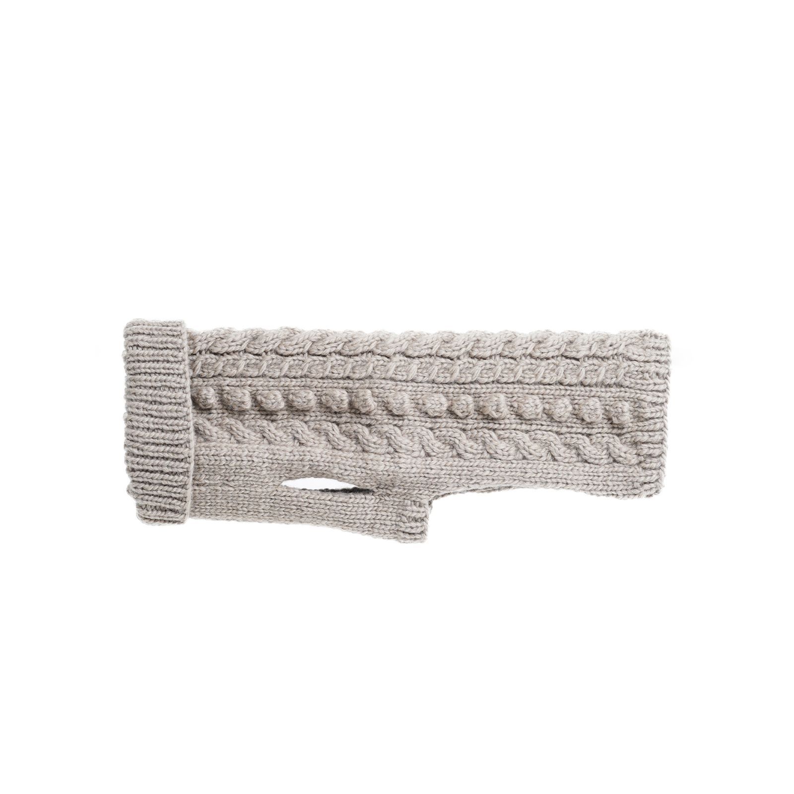 WARE OF THE DOG CABLE BOBBLE TURTLENECK ナチュラル 犬 ニット セーター 海外直輸入