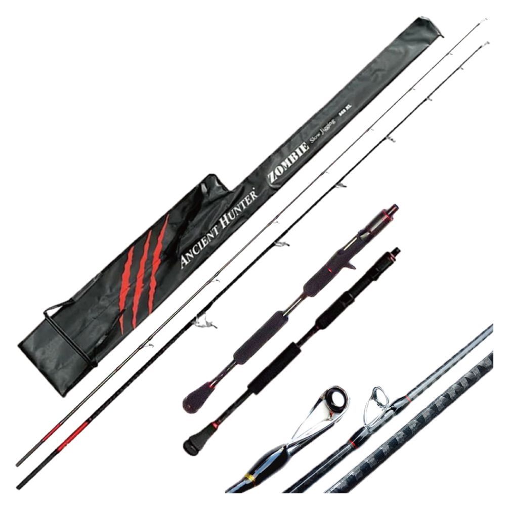 積 的にジグを動かしたいならコレ スロージギングロッド 1 83 m Zombie スピニング ベイト AH 602 AncientHunter ジギンガーZ SLJロッド ジギングロッド 東レ36 40 Tカーボン 中空 SiCガイド タイラバ 釣り竿