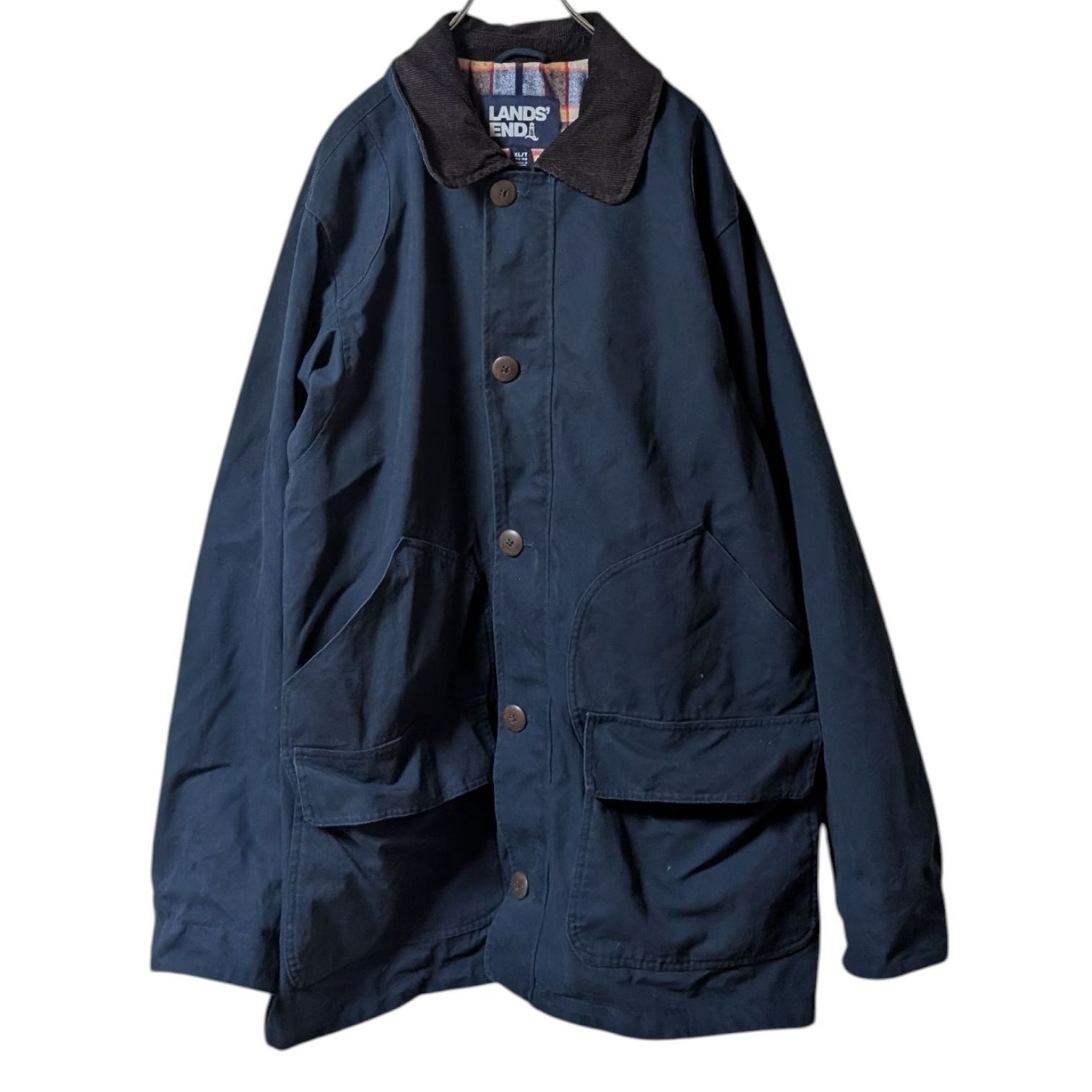 LANDS' END/ランズエンド】襟コーデュロイ ハンティングジャケット