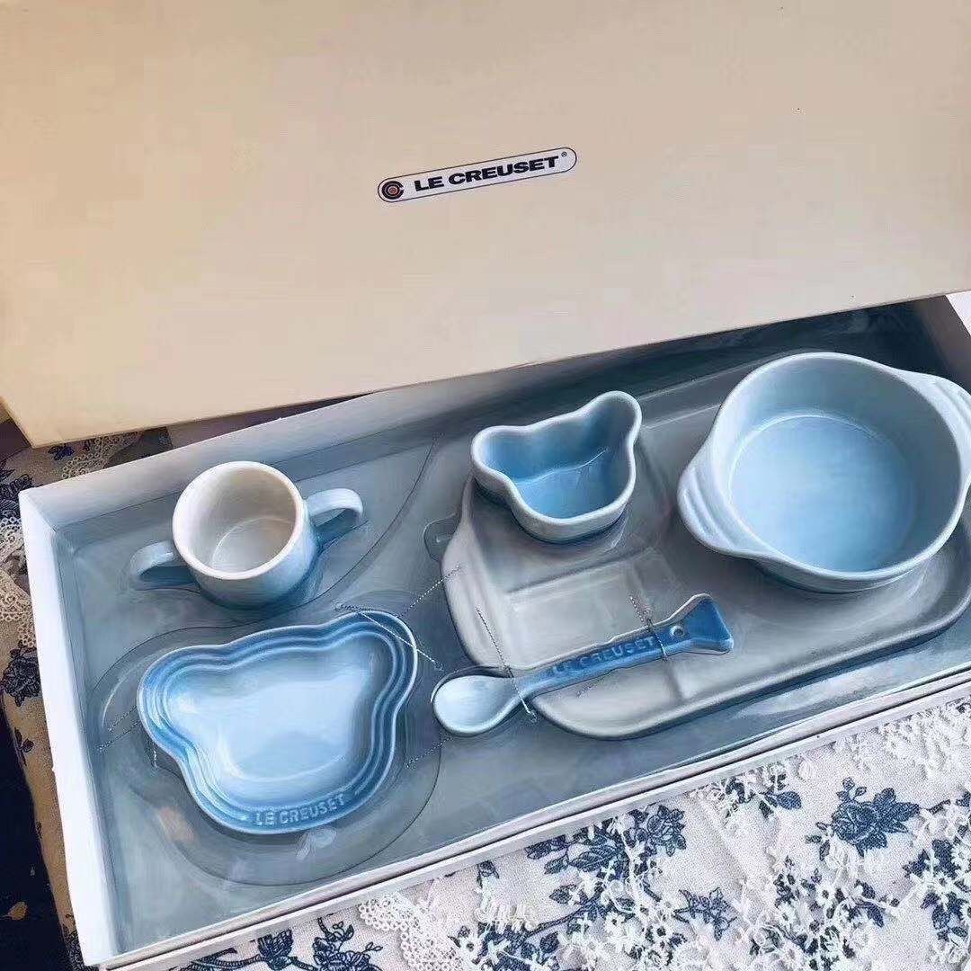 LECREUSET ル クルーゼ子供食器7点セット