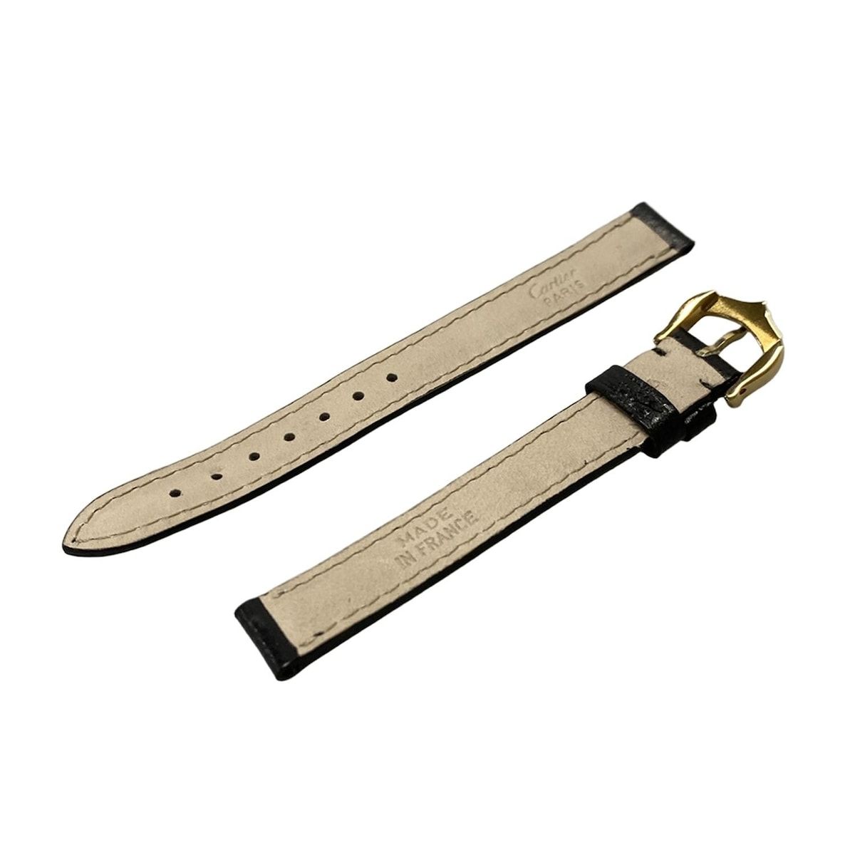 Cartier(カルティエ) 小物 - 黒 腕時計替えベルト レザー - メルカリ
