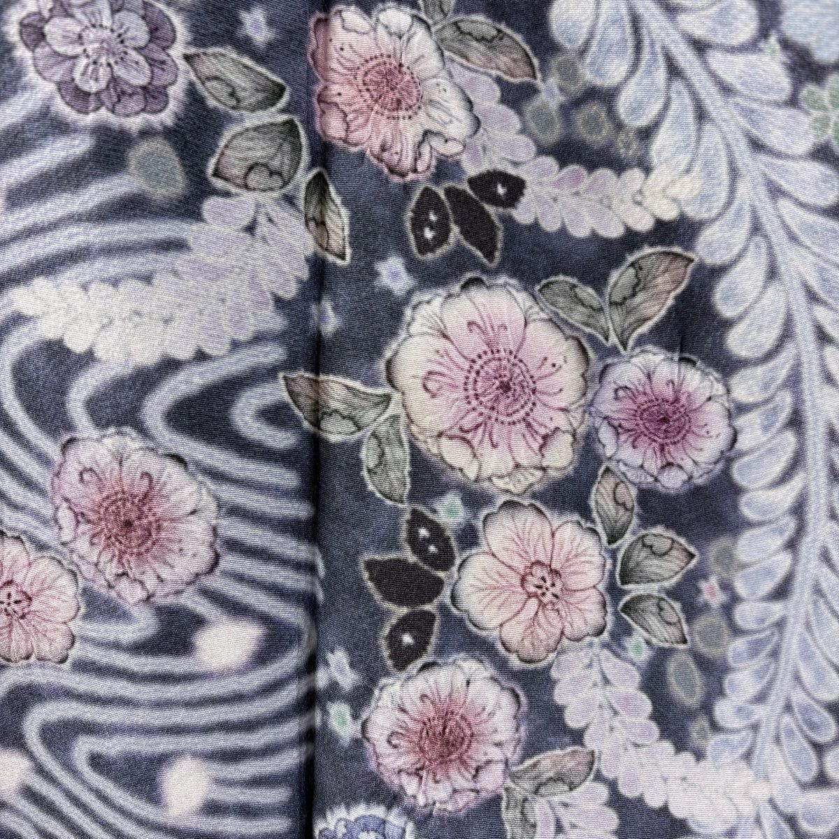 平和屋着物▽訪問着 単衣 山車花文 金銀彩 正絹 逸品 AAAS4964fy