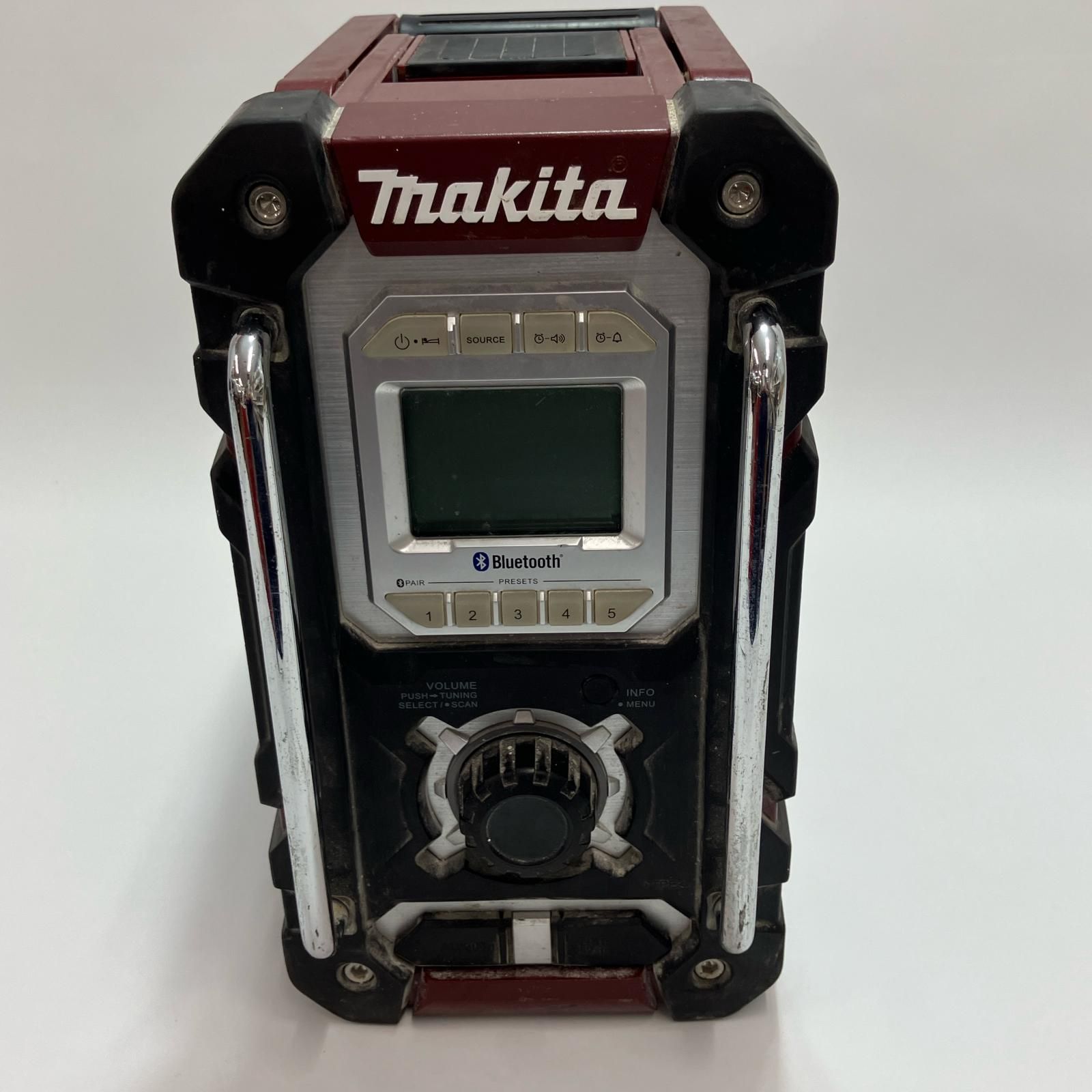 MAKITA マキタ 工具 バッテリー式ラジオ MR108 レッド 本体のみ