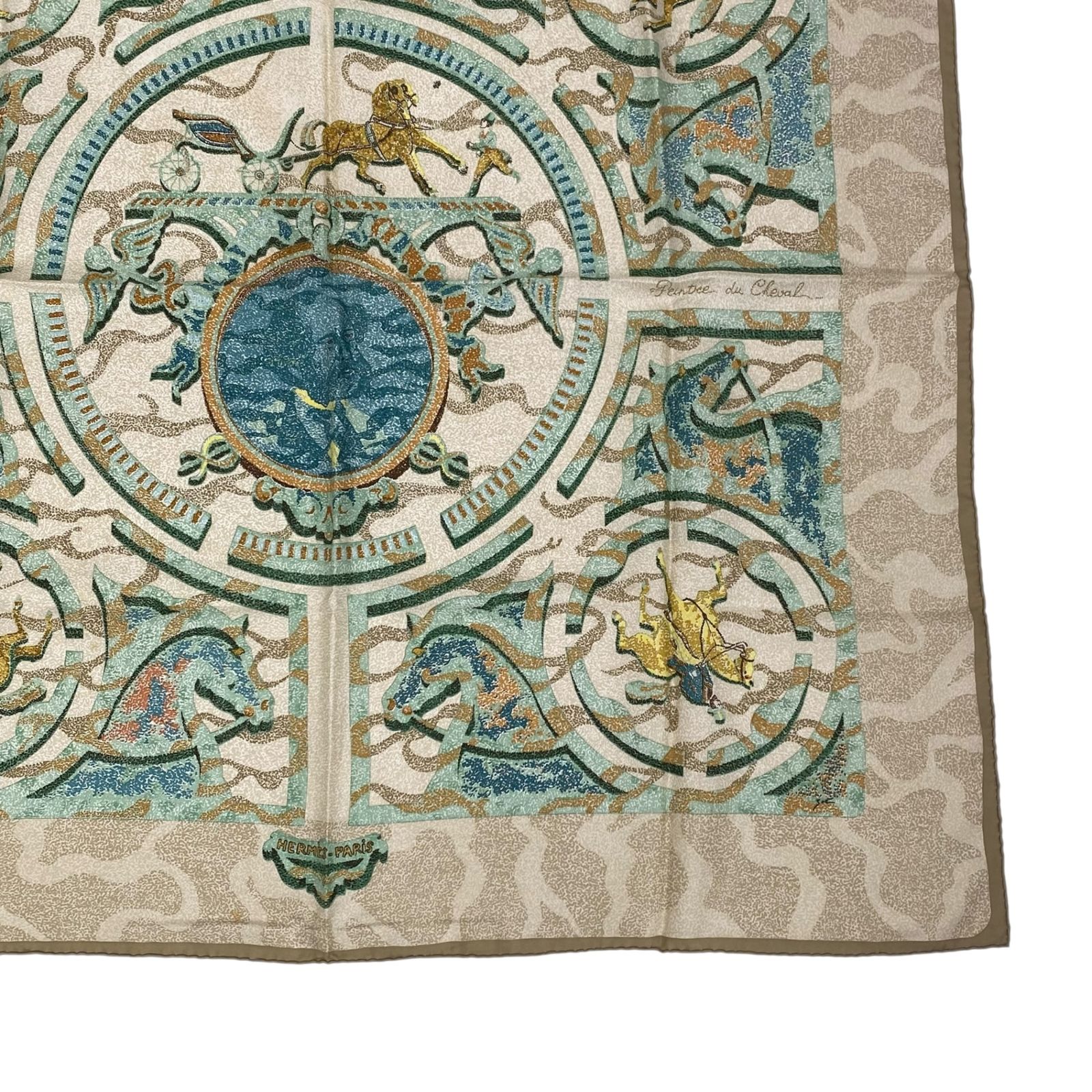 極美品 HERMES エルメス スカーフ カレ90 CHEVAL DE FETE | VACHAMBER.COM