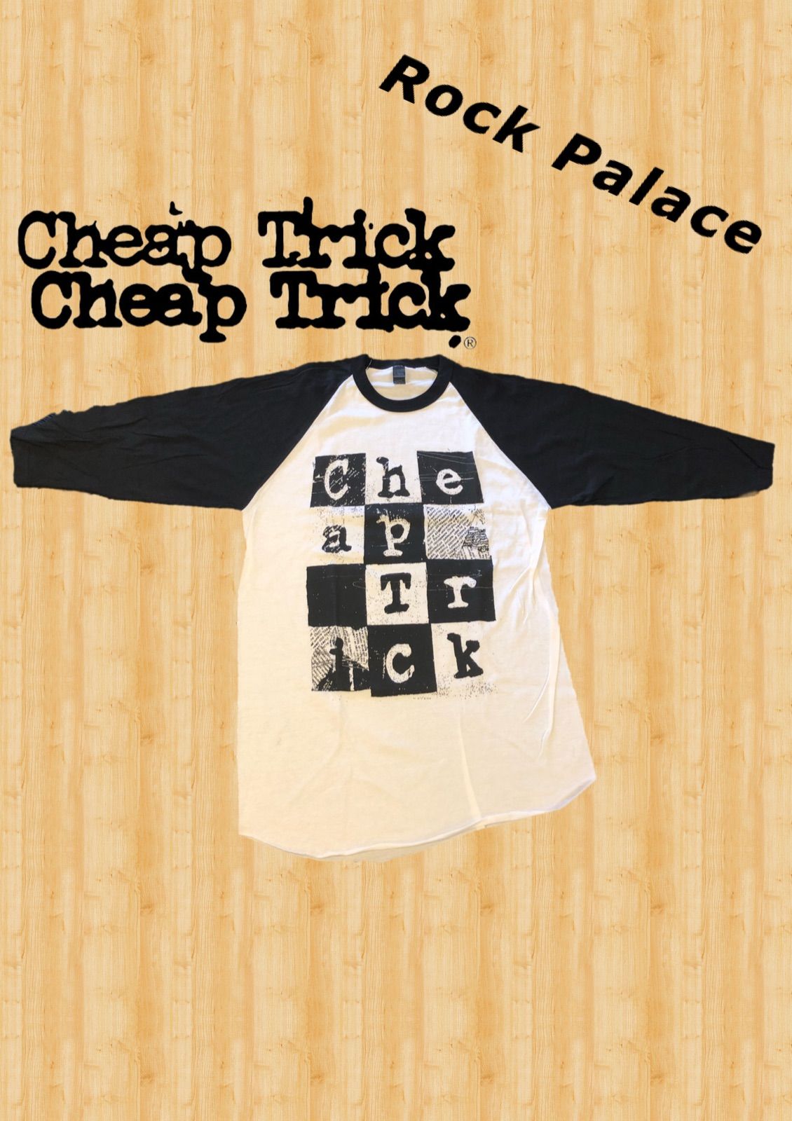 Cheap Trick：ラグラン七分袖Tシャツ - ロックパレス ロックTシャツ