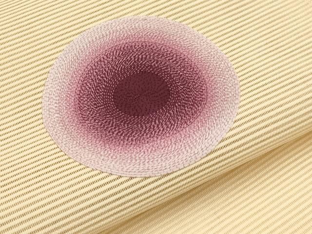 平和屋本店□極上 夏物 銀座 志ま亀 名古屋帯 帯反物 絽綴れ 総刺繍