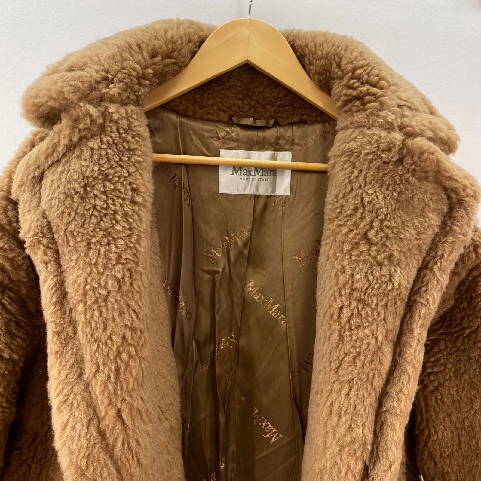 ☆フォクシーブティックシルクミンクファー付ビジューボタンコート40