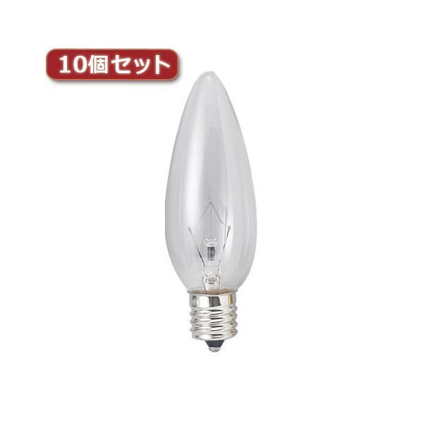 まとめ YAZAWA シャンデリア球 C32 E17 40W クリア10個セット C321740CX10 ×3セット