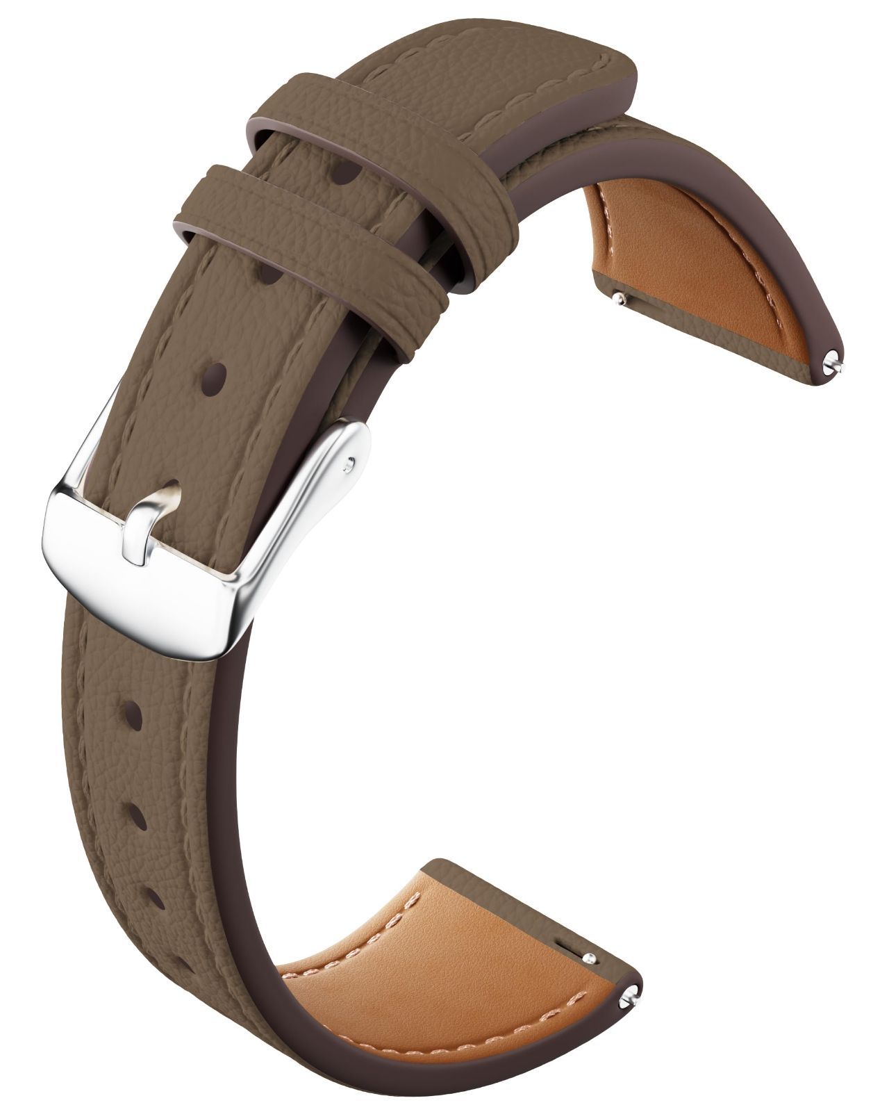 新品 [monomam] スマートウォッチ ベルト 20mm レディース 本革 レザー 交換バンド