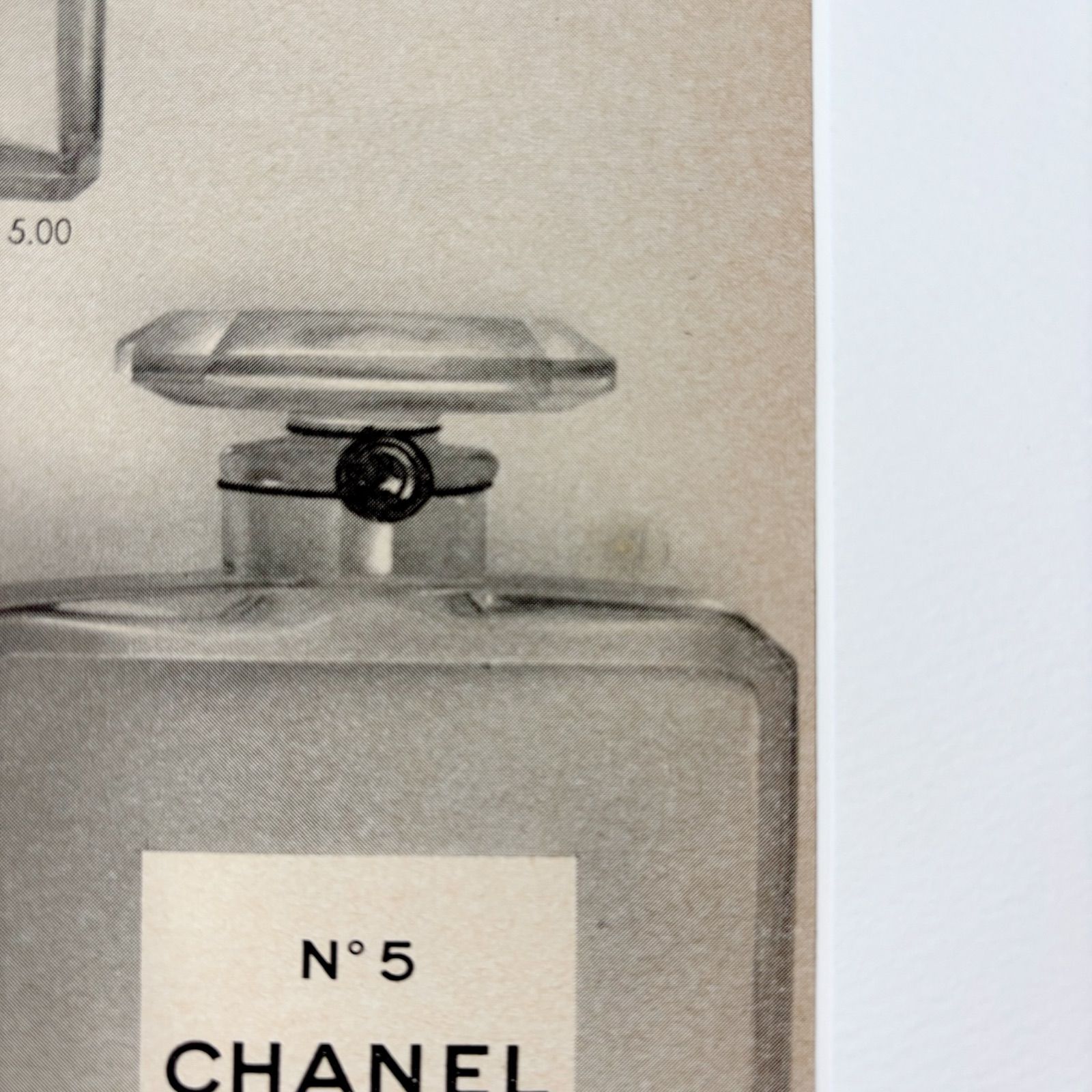 CHANEL インテリア　シャネル　額縁 ヴィンテージ感アリ! 1964 広告＞CHANEL シャネル ポスター