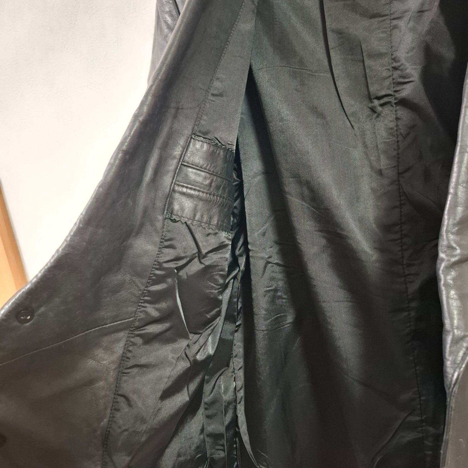 ５４号　L～XL　パリス　東京　レザージャケット　メンズ　メンズ　黒　ブラック　牛革