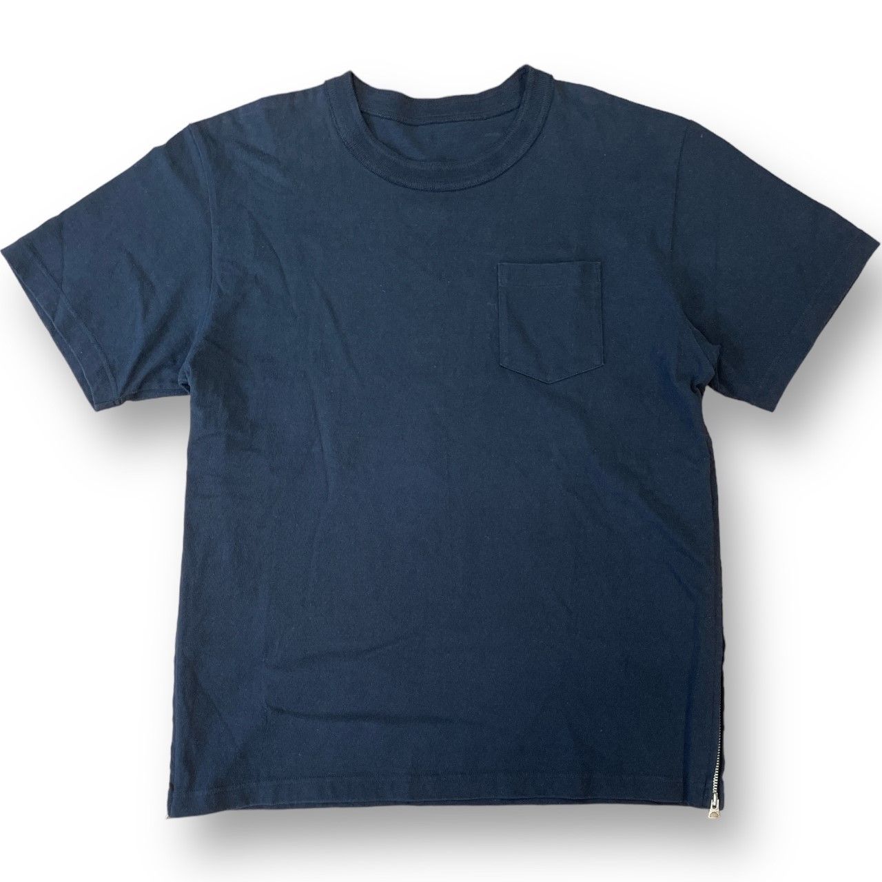 sacai SIDE ZIP COTTON T-SHIRT サイド ジップ コットン Tシャツ