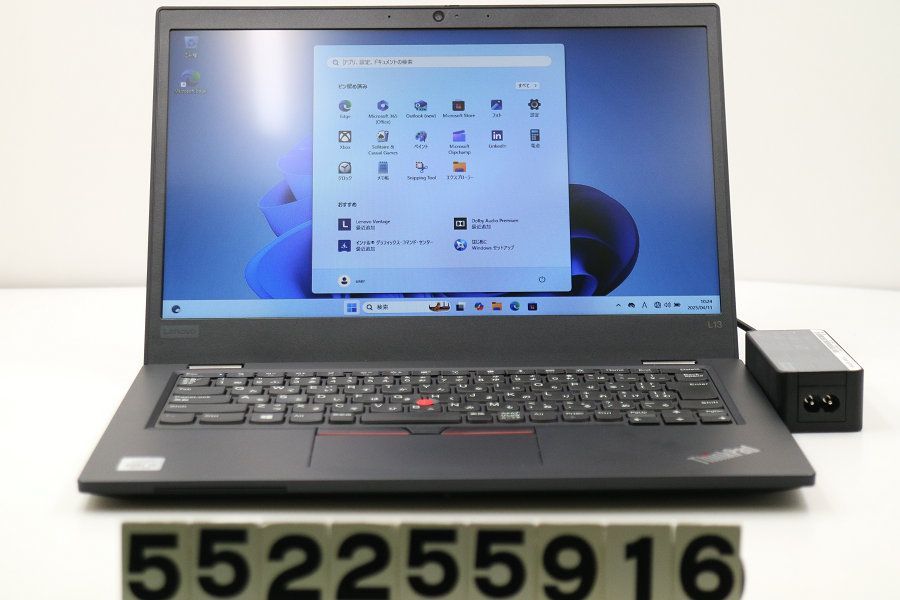 Lenovo ThinkPad L13 Core i3 10110U 2.1GHz/4GB/128GB(SSD)/13.3W/FWXGA(1366x768)/Win11 【552255916】