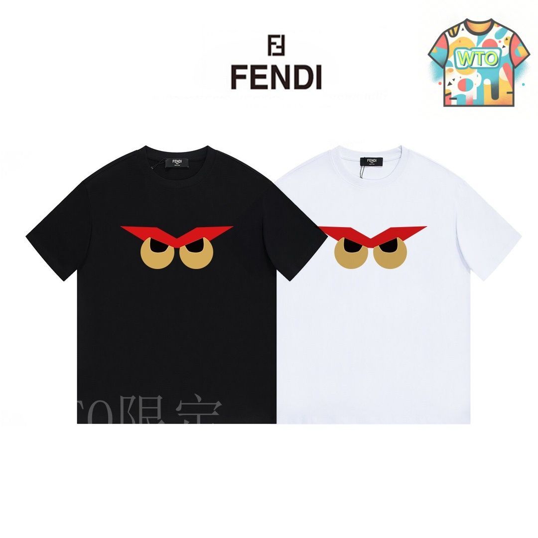 FENDI キッズ　モンスター　Tシャツ　3A 90〜100 フェンディ FENDI(フェンディ) Monster Eyes Bag BugsクルーネックTシャツ
