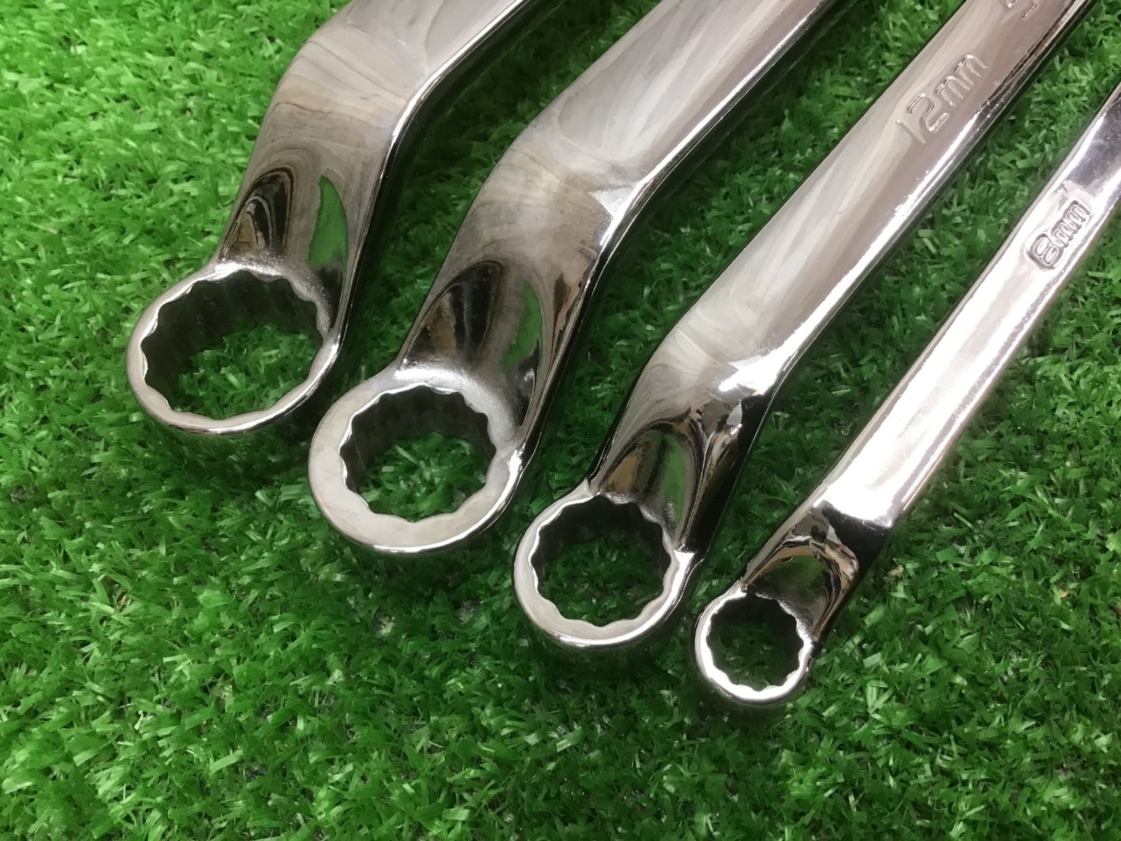 Snap-onスナップオン♪XOM60°オフセットメガネレンチ♪08-19mm 4本組♪アクトツール富山店♪BR