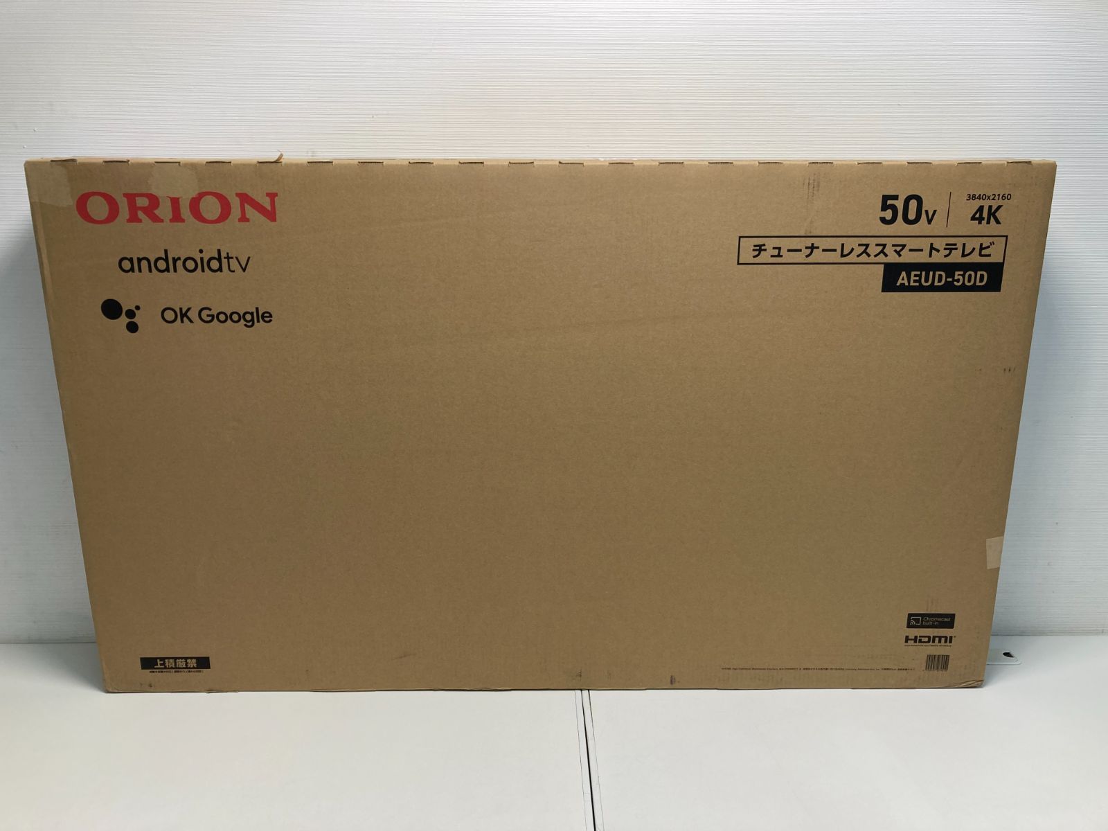 ORION チューナーレススマートテレビ AEUD-50D [50インチ] - 映像機器