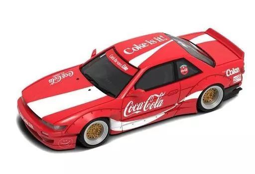 中古】ミニカー 1/64 Nissan シルビア S13 ROCKET BUNNY V2 Coca