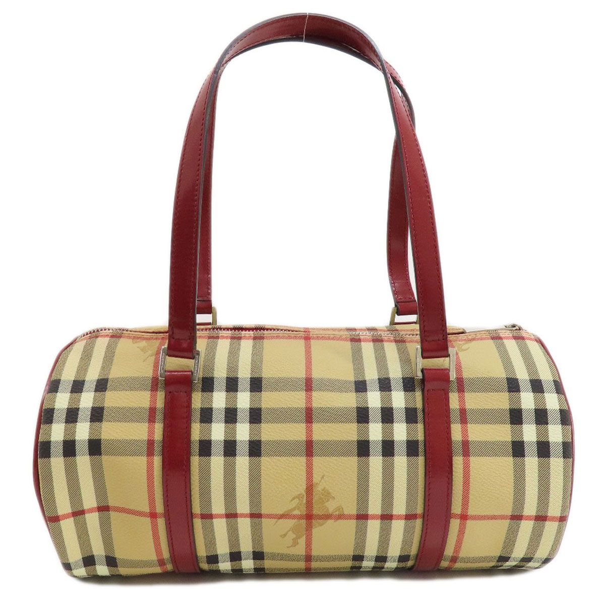 BURBERRY バーバリー ノバチェック ハンドバッグ PVC レディース