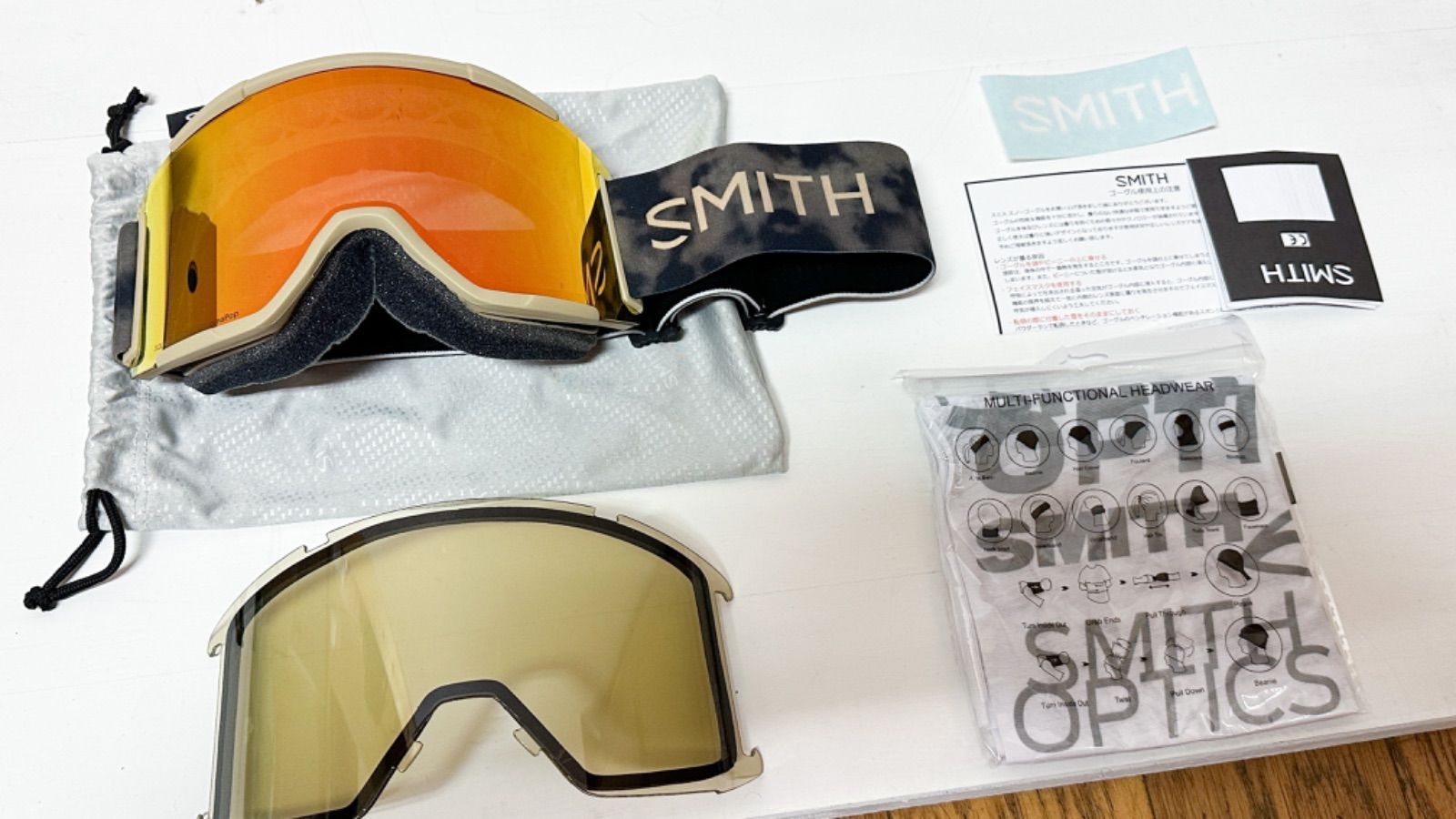 スキー・スノーボードアクセサリー SMITH Squad XL Sandstorm Mind Expanders Squad XL Sandstorm Mind Expanders SMITH 24/25モデル スミス