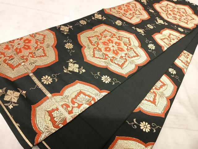 平和屋着物○全通柄袋帯 総絞り 吉祥文 正絹 逸品 CAAU1174yk