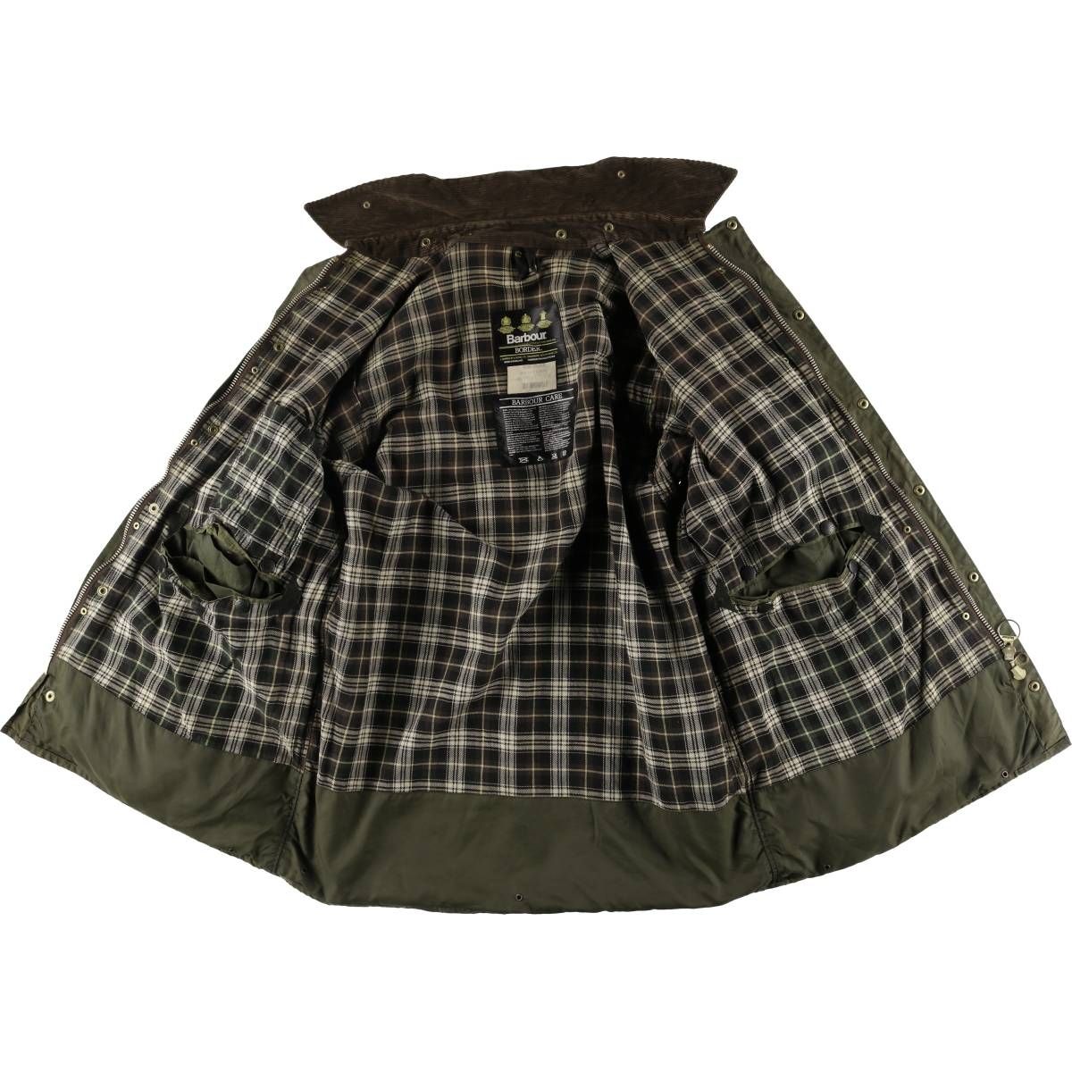 3ワラント(1987〜90s)|Barbour ボーダー c38 古着 90年代 バブアー Barbour BORDER ボーダー 旧3ワラント
