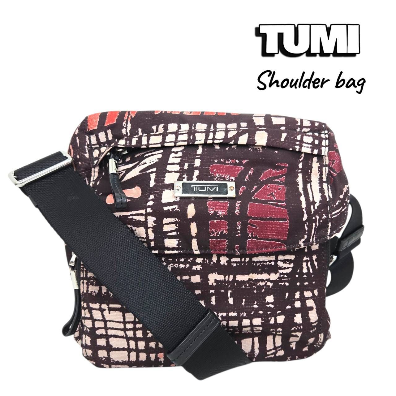 TUMI トゥミ ナイロン ショルダーバッグ 総柄 軽量バッグ