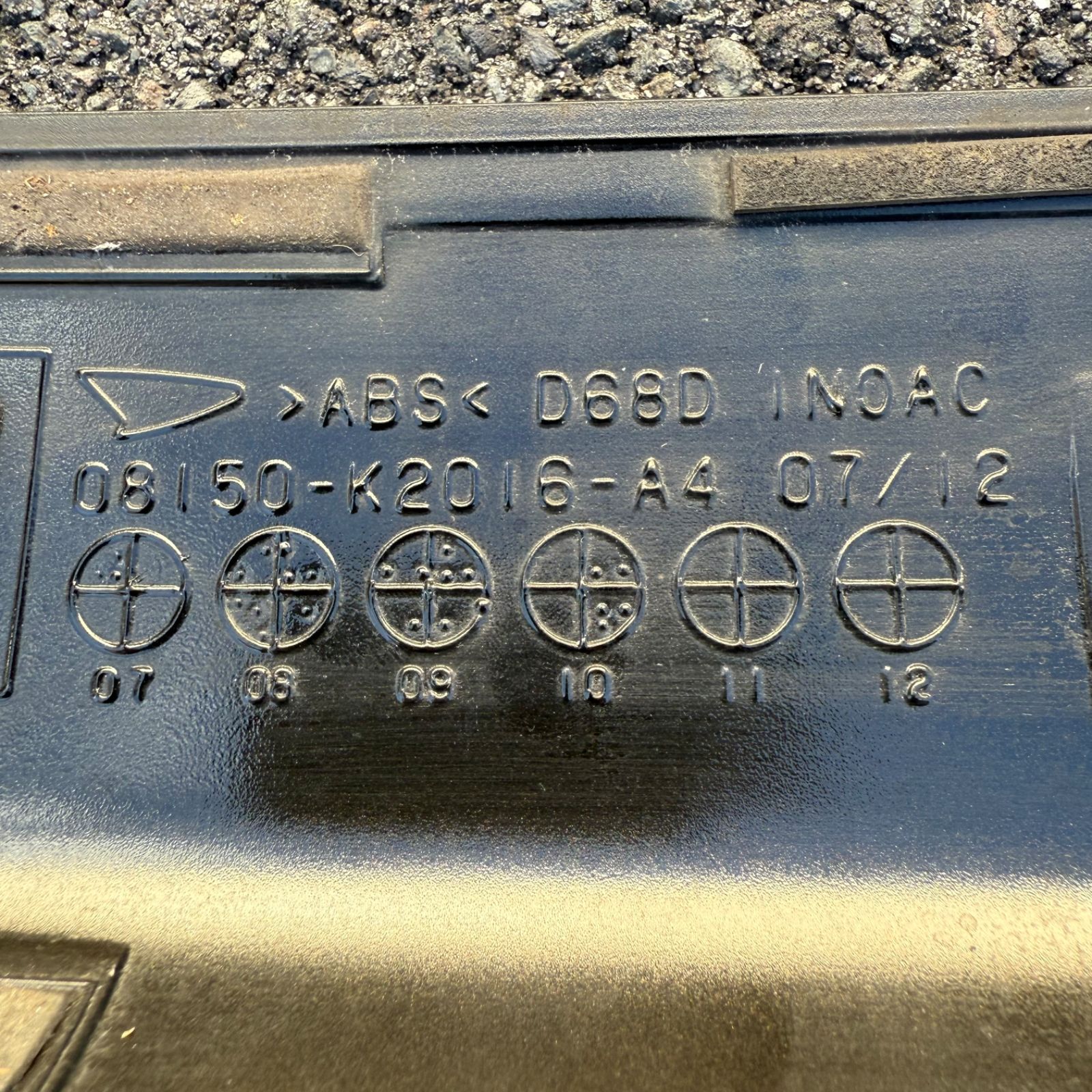 ダイハツ DAIHATSU タントカスタム L375S 純正 スポルザ リアスポイラー 08150-K2016-A4 車輛 X10 FFCRYSTALESIA_COM