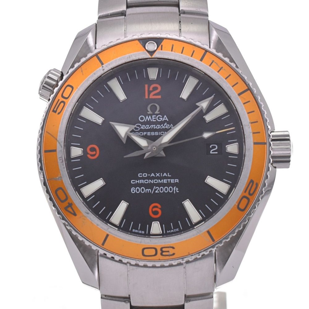 オメガ OMEGA 2209.50 シーマスター プラネットオーシャン 600 デイト 自動巻き メンズ K 142803