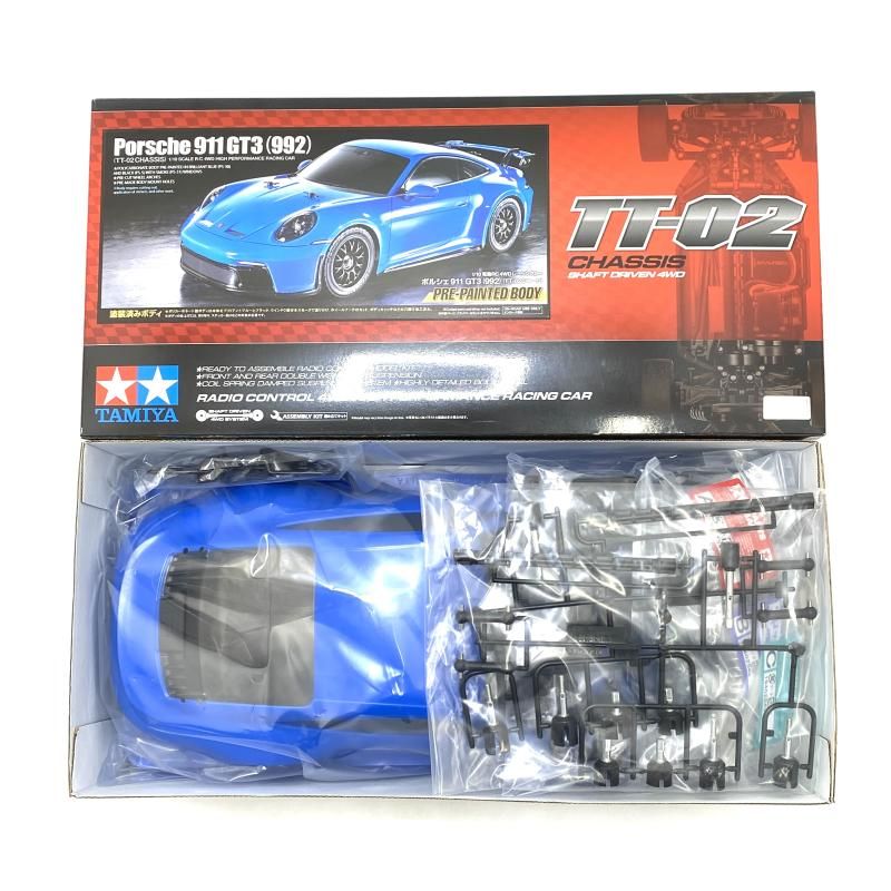 中古】【開封/未使用】1/10 ポルシェ 911 GT3 (992) (TT-02シャーシ