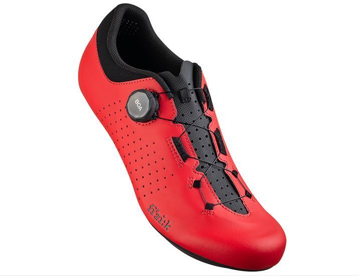 FIZIK OMNA オムナ ロード シューズ SPD-SL レッド ブラック 41 26.35cm