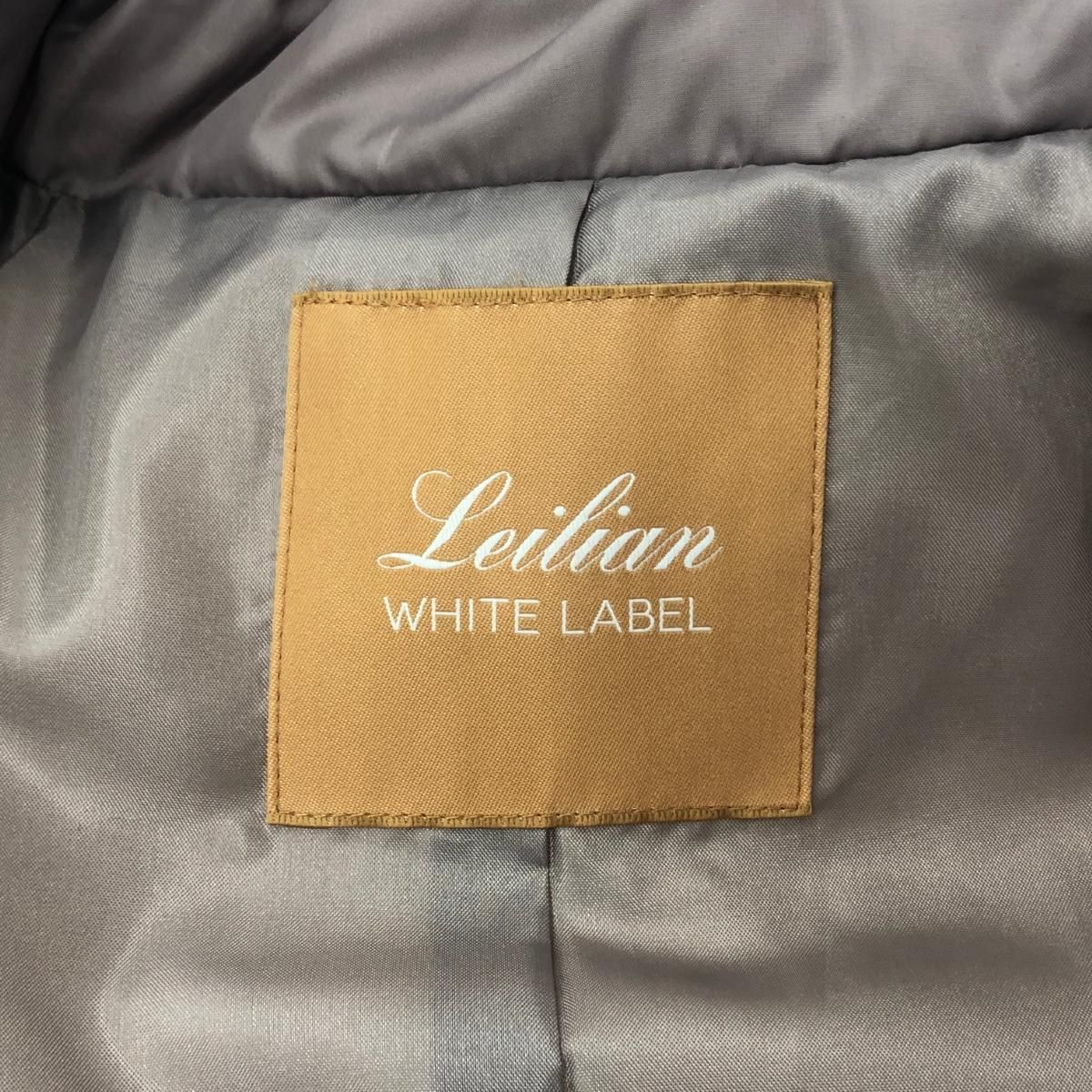 LEILIAN レリアン ホワイトレーベル ダウンジャケット 大きいサイズ:13